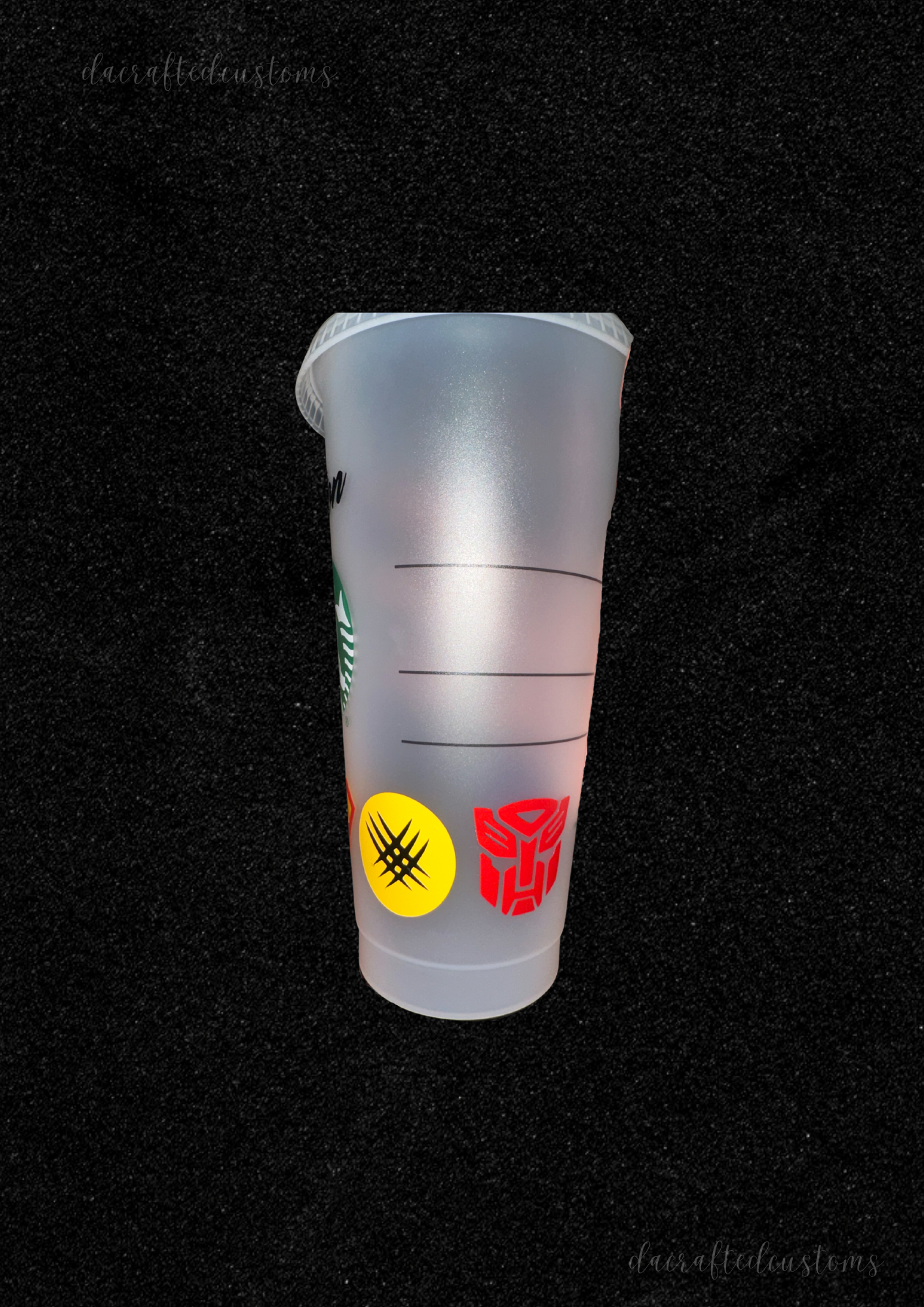 Customized Name Cup with Character Logos