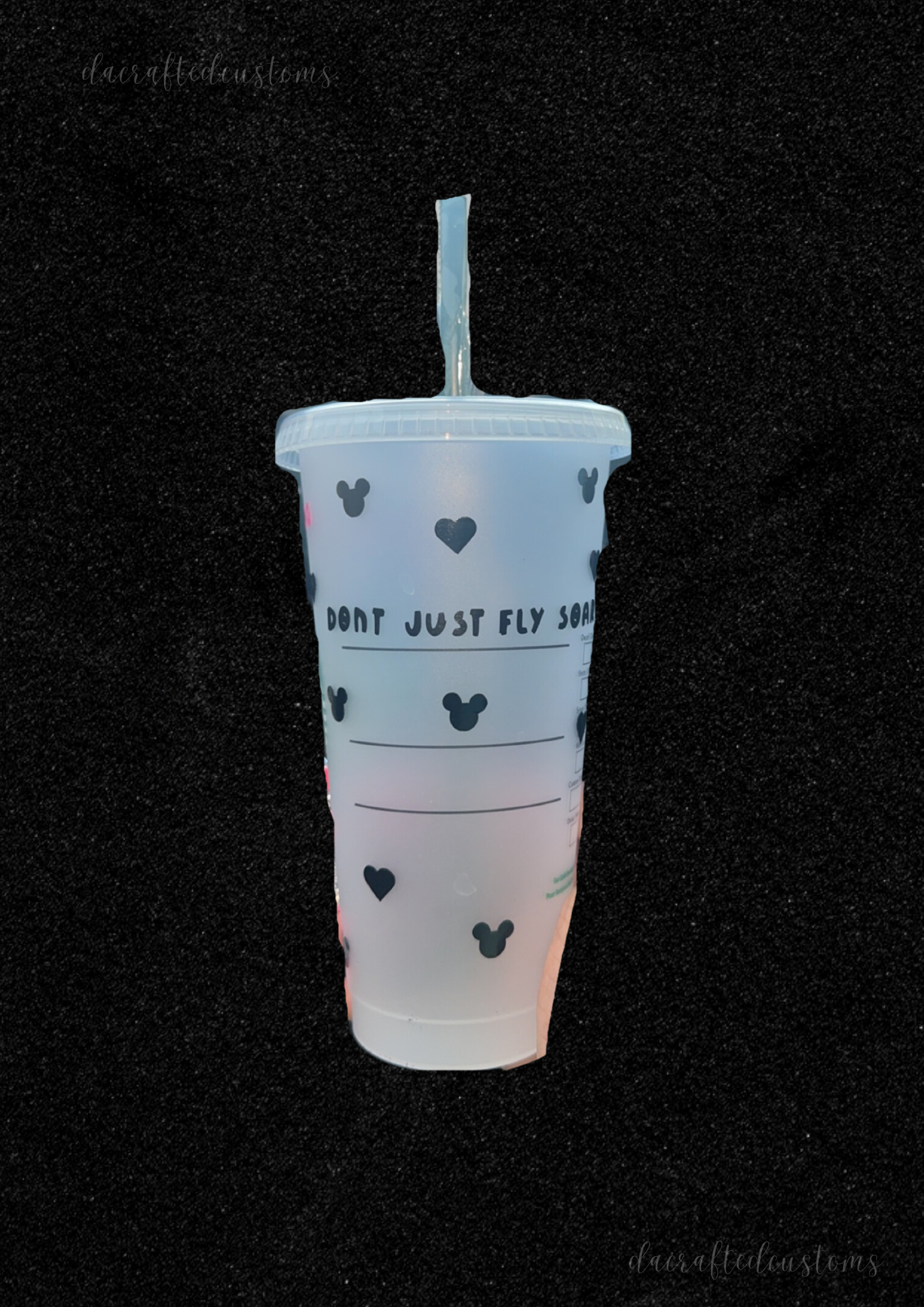 Customized Name cup with Polka Dots