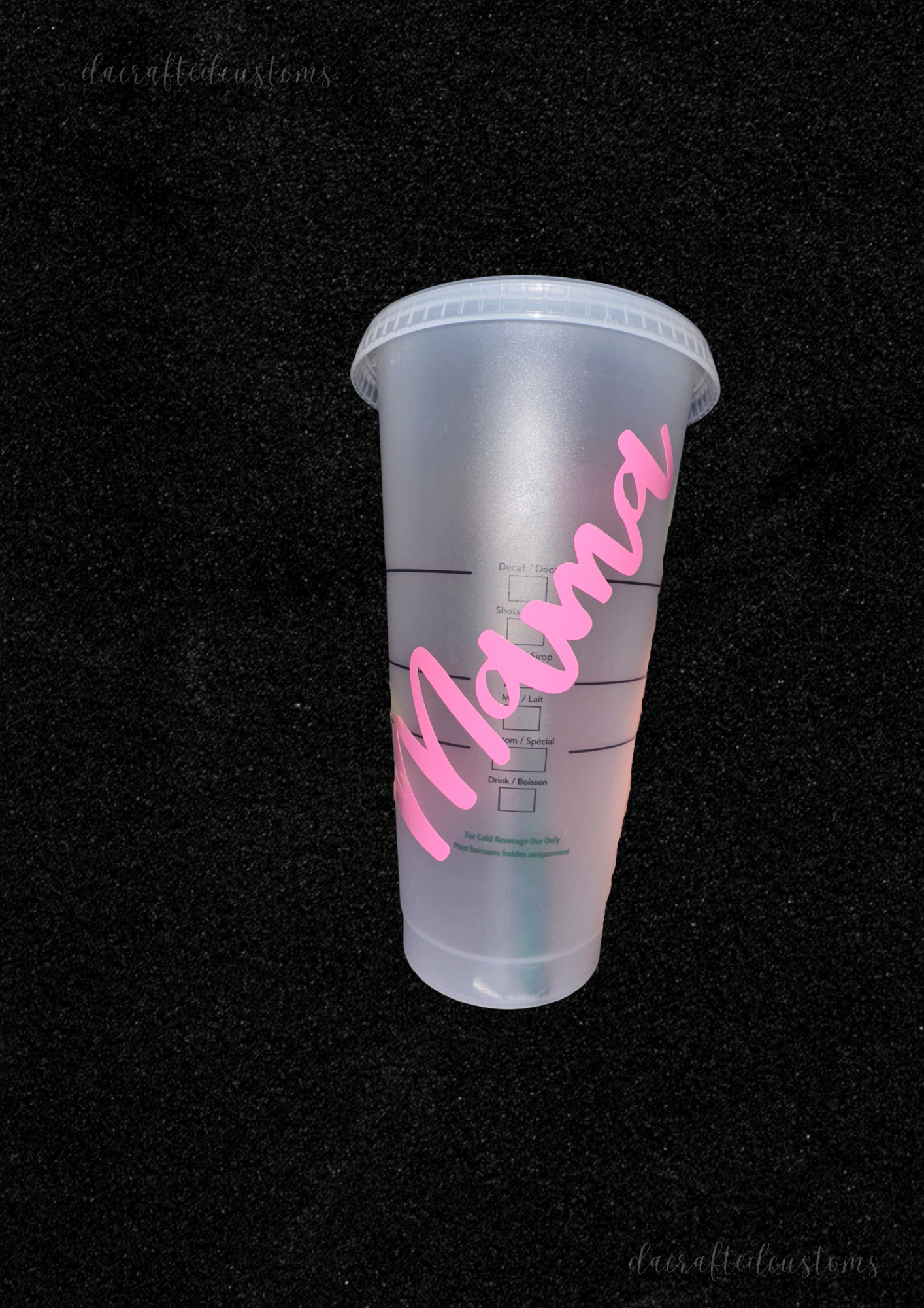 Customized Name cup with Butterflies
