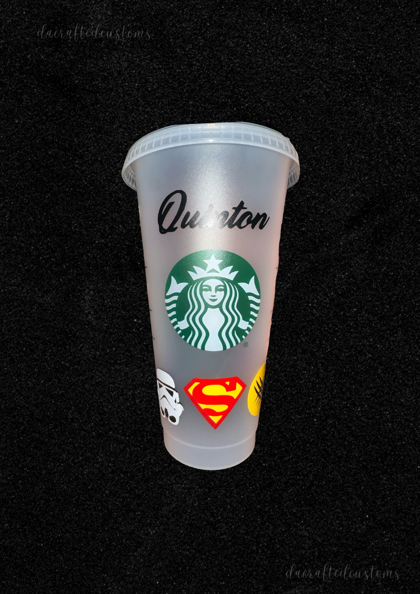 Customized Name Cup with Character Logos