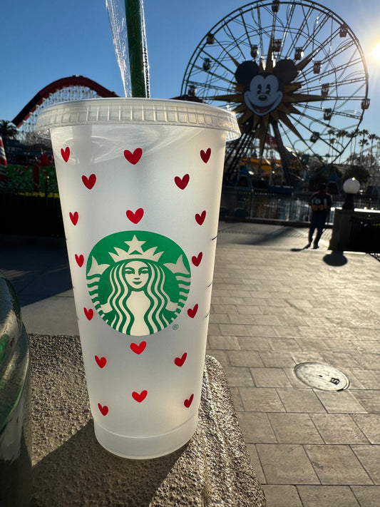 Heart Mickey and Minnie Cup